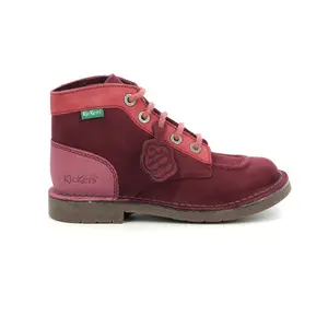 Leather boots girl Kickers Col image-0