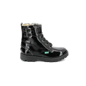 Baby girl booties Kickers Groorock image-0