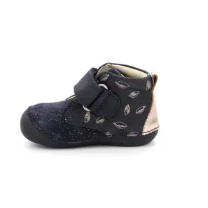 Baby girl booties Kickers Sabio image-3