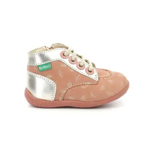 Baby girl booties Kickers Bonzip image-0