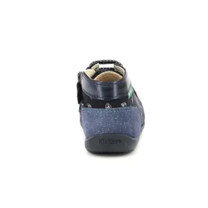 Baby girl booties Kickers Bonzip image-2