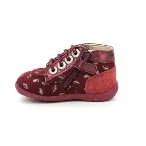 Baby girl booties Kickers Bonzip 2 image-4