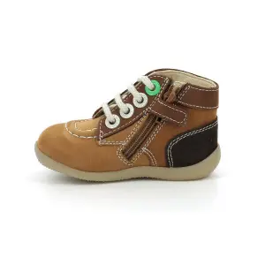 Baby boy booties Kickers Bonzip image-4