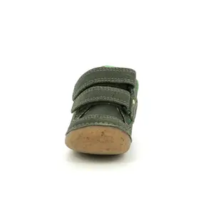 Baby boy printed leather booties Kickers Sostankro image-4