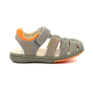 Baby boy sandals Kickers Platinium image-0