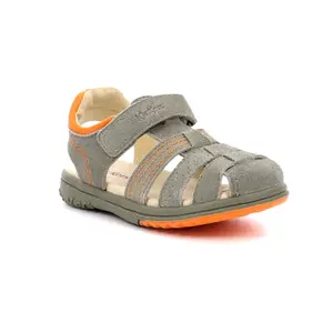 Baby boy sandals Kickers Platinium image-1