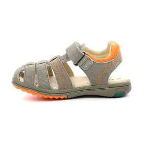 Baby boy sandals Kickers Platinium image-2