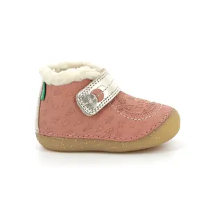 Baby girl booties Kickers So Schuss image-0
