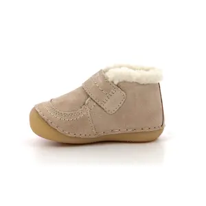 Baby girl leather boots Kickers So Schuss image-3