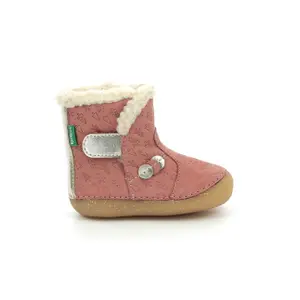 Baby girl booties Kickers So Windy image-0