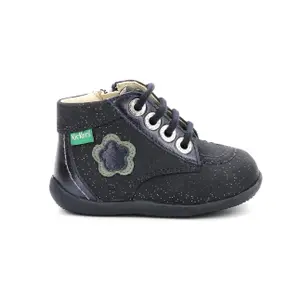 Baby girl booties Kickers Be Fizzy image-1