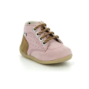 Baby girl booties Kickers Bonzip image-0