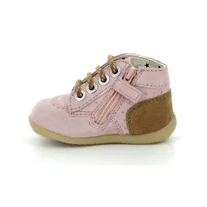 Baby girl booties Kickers Bonzip image-3