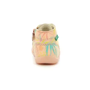 Baby girl booties Kickers Bonzip-2 image-3