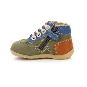 Baby boy booties Kickers Bonzip-2 image-3