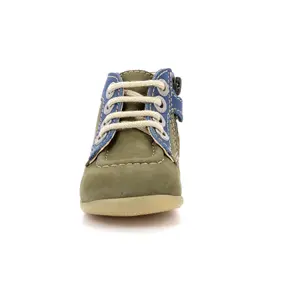 Baby boy booties Kickers Bonzip-2 image-4