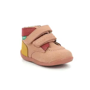 Baby girl booties Kickers Bonkro image-0