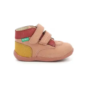 Baby girl booties Kickers Bonkro image-1