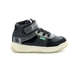 Baby girl leather sneakers Kickers Kickalien image-0