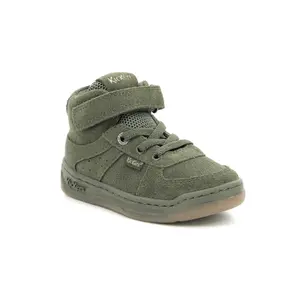 Baby boy leather sneakers Kickers Kickalien image-1