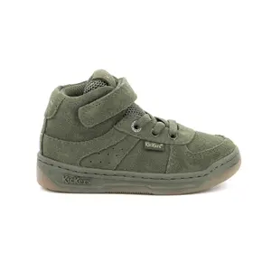 Baby boy leather sneakers Kickers Kickalien image-0
