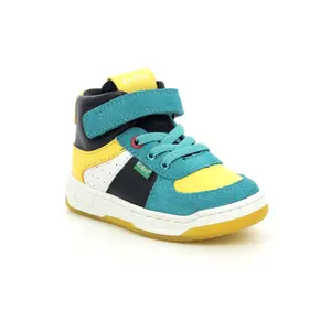 Child leather sneakers Kickers Kickalien image-0