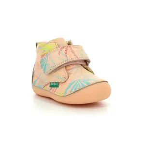 Baby girl booties Kickers Sabio Sunshine image-0