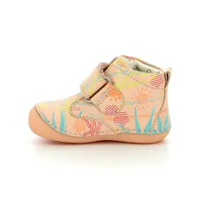 Baby girl booties Kickers Sabio Sunshine image-3
