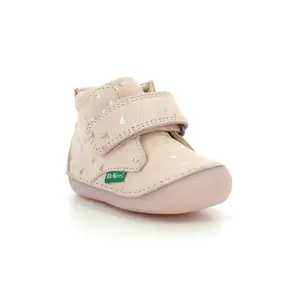 Baby girl booties Kickers Sabio Plumetis image-0