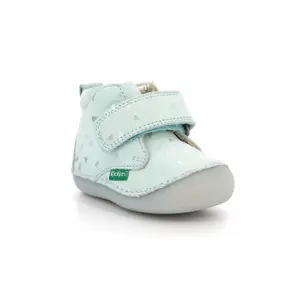 Baby girl booties Kickers Sabio Plumetis image-1
