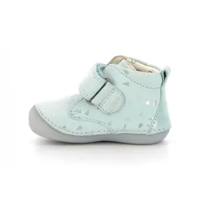 Baby girl booties Kickers Sabio Plumetis image-4