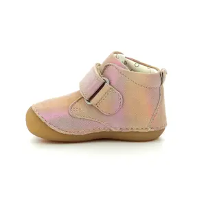 Baby girl booties Kickers Sabio Rainbow image-4
