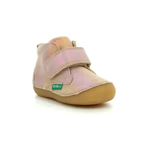 Baby girl booties Kickers Sabio Rainbow image-1