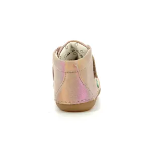 Baby girl booties Kickers Sabio Rainbow image-2