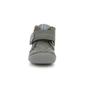 Baby girl leather boots Kickers Sabio image-4