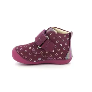 Baby girl leather boots Kickers Sabio image-4
