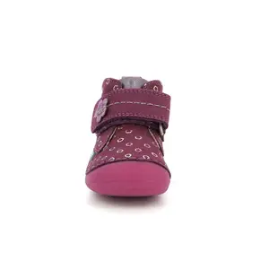 Baby girl leather boots Kickers Sabio image-3