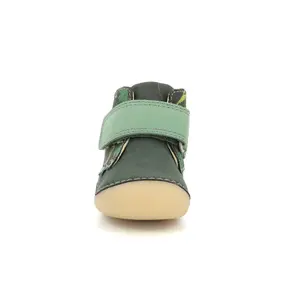 Baby boy leather boots Kickers Sabio image-4