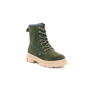 Leather boots girl Kickers Goji image-1