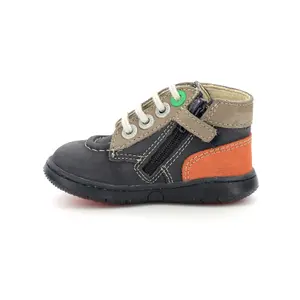 Baby boy booties Kickers Kickbonzip image-4