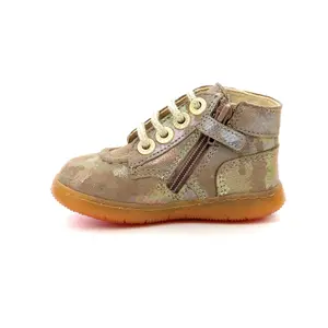 Baby girl booties Kickers Kickbonzip image-4