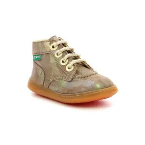 Baby girl booties Kickers Kickbonzip image-1