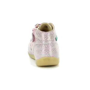 Baby girl booties Kickers Bonzip-2 image-4