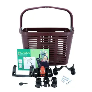 Fahrradkorb vorne aus Kunststoff mit Henkel, Befestigung mit Clips, max. Gewicht 5 kg Kiddi Moto E-Bike image-1