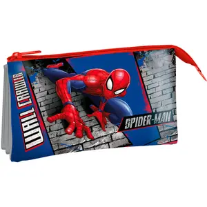 Triple Pencil Case Kids Licensing Marvel Spiderman