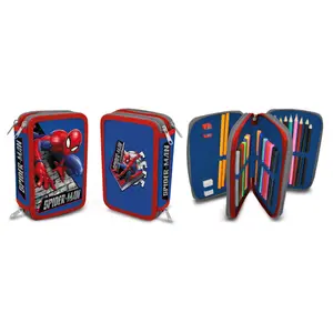 Trousse double à crayons Kids Licensing Marvel Spiderman image-0