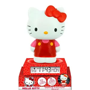Lamp with Alarm Clock Kids Licensing Hello Kitty And Friends 3D