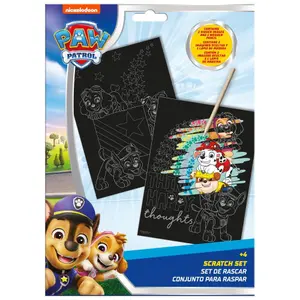 Scratch Card with Wooden Stylus Kids Licensing Paw Patrol image-0