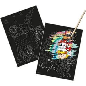 Scratch Card with Wooden Stylus Kids Licensing Paw Patrol image-1