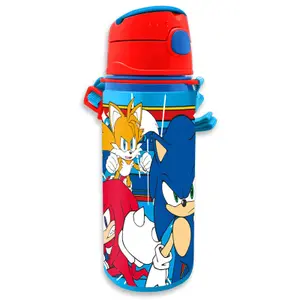 Children's Sonic The Hedgehog Bottle w/ Aluminium Handle image-0
